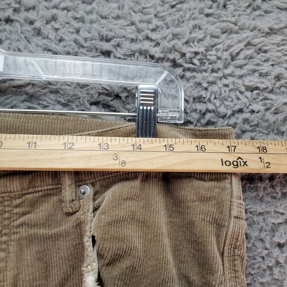 Purple Brand Jeans Mens 34x34 Brown Button Fly Corduroy Paisley Print Skinny - Picture 8 of 16